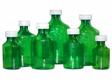 चीन डिस्पेंसरी ग्रीन रंग तरल चिकित्सा की बोतलें, तरल पर्चे की बोतलें शीर्ष बंद करें आपूर्तिकर्ता