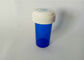 जल प्रतिरोधी रिवर्सिबल कैप शीशियों, ब्लू 16DR प्लास्टिक पर्चे की बोतलें आपूर्तिकर्ता